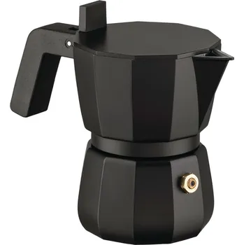 Moka konvice Alessi, Moka konvička Moka 70 ml černá - Formadore