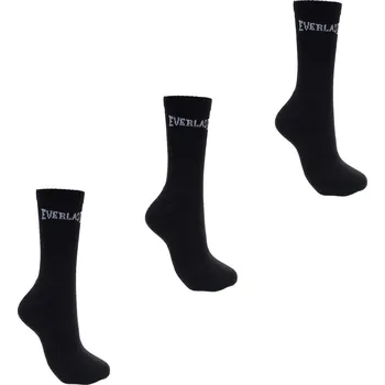 Oblečení a móda Ponožky Everlast Black 1020729 Mens 7-11