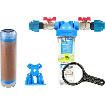 vodní filtr PRODO Sada filtru Senior 10" MONO. Komplet připojení 3/4". Filtrace železa a manganu (FE)