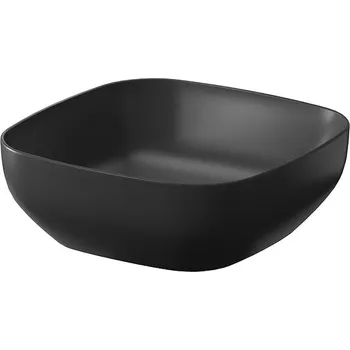 Umyvadlo CERSANIT Umyvadlo na desku LARGA 38 hranaté antracitová matná K677-012