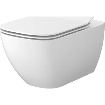 Klozet CERSANIT UM METROPOLITAN CLEAN ON závěsná WC mísa s logem bez sedátka K38-024