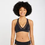 DECATHLON Dámské plavky horní díl Isa s nastavitelnými ramínky černý 70B ČERNÁ