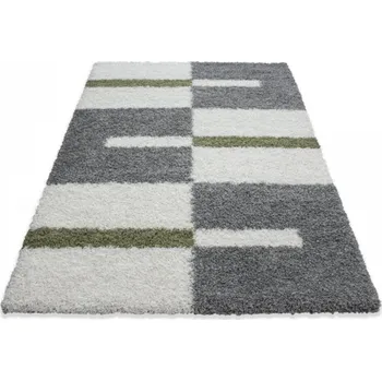 Koberec Kusový koberec Gala shaggy 2505 green Kruh 200 cm průměr Kruh 200 cm průměr