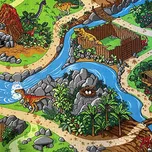Dětský koberec Dino 200 x 300 cm 200 x 300 cm