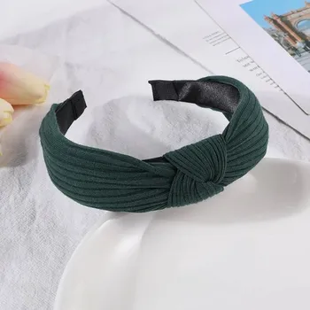 Čelenka Dívčí čelenka s uzlíkem | Doplňky na vlasy | Módní doplňky - zelená 6