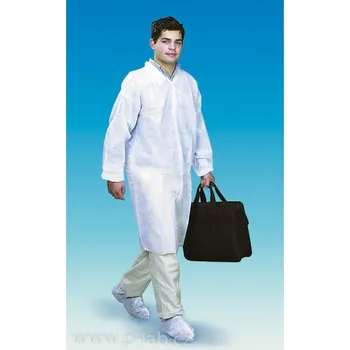 Jednorázový oděv Plášť na jedno použití (Velikost: L, Balení (ks): 10, Typ: Pláště bez kapes)