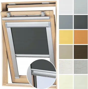 Roleta Střešní Termo Zatemňovací Roleta 78x140 pro okna FAKRO VELUX OptiLight
