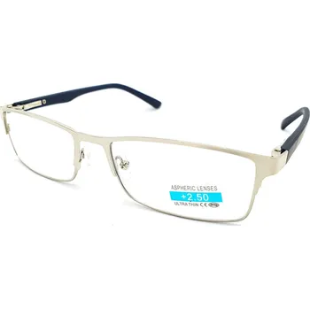 Brýle na čtení Dioptrické brýle M1.04 / +1,00 s flexem silver, kód: 54599