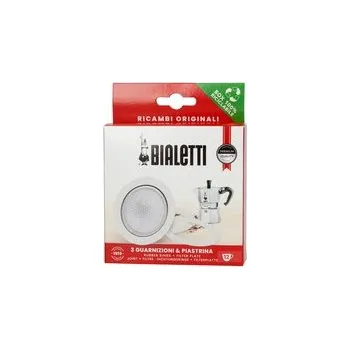 Moka konvice Bialetti těsnění na moka konvičku 12 hliník - 3 těsnění + 1 sítko