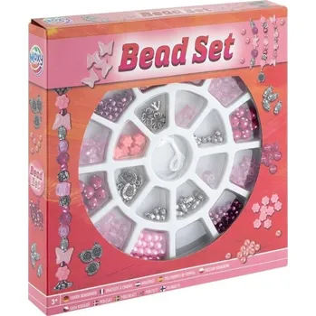 Dětské navlékací korálky Creative Craft Group Plastové korálky navlékací v kulaté paletě
