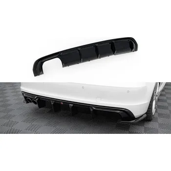 Nárazník Zadní difuzor Audi A3 S-Line Sportback 8V černý lesklý plast - double