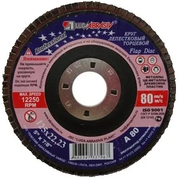 Brusný kotouč Lamelový kotouč 125 x 22,23 mm zr.80, korundový MA549121