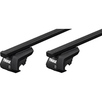 Střešní nosič příčníky Thule Citroen C3 Picasso 2009-2017 s podélníky, SquareBar (Thule Evo SquareBar 7104 + 7122)