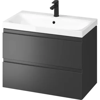 Koupelnový nábytek CERSANIT Umyvadlová skříňka SET B894 MODUO 80 antracit S801-484