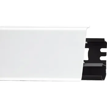 Podlahová lišta SOKLOVÁ LIŠTA INDO 01 LESKLÁ BÍLÁ 2,5 M