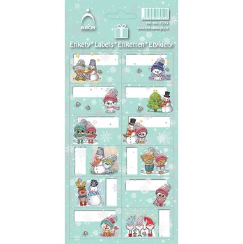 samolepka Samolepky, NA DÁRKY - SVĚTLE TYRKYSOVÉ, 11x23,5 cm, arch