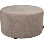 Béžová čalouněná podnožka DUTCHBONE ROCCA 70 cm