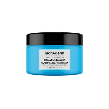 Vlasová regenerace maru.derm Hyaluronic Acid hydratační maska na vlasy, 300 ml