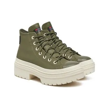 Pánské tenisky Plátěnky Converse Chuck Taylor All Star Lugged Heel Platform Waterproof A11163C 306 Zelená 41