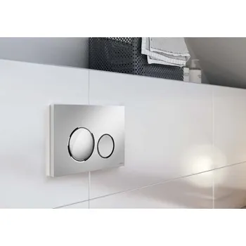 Splachovací tlačítko CERSANIT Ovládací tlačítko LUNA chrom K97-449