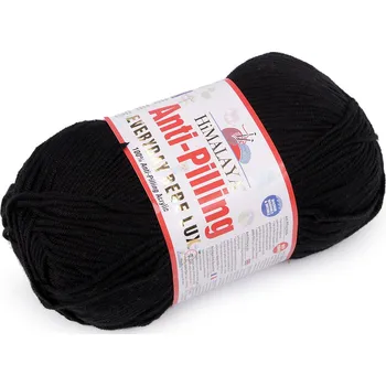 Příze Pletací příze Everyday Bebe Lux 100 g, barva 10 (70418) černá