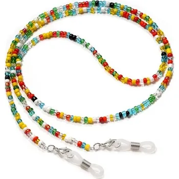 Sluneční brýle Ozdobný provázek na brýle | šňůrka na brýle s korálky - 10