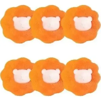 Praní a péče o prádlo Odstraňovač chlupů pro praní a sušičku | odstraňovač chlupů, péče o prádlo 2 ks - Oranžová 6ks