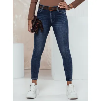 Dámské kalhoty UNCLASSICA z push up'em Džínové UY2322 Barva: Nebeská, Velikost: 31