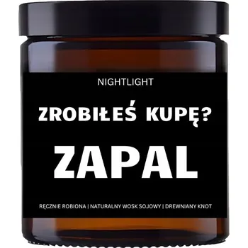 Svíčka Sójová vonná svíčka Káva Night Light 1 ks