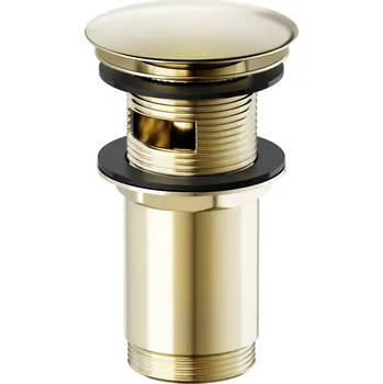 Sifon CERSANIT Automatická zátka KLIK-KLAK k umyvadlům 5/4'' zlatá matná S951-702