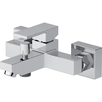 Vodovodní baterie CERSANIT Vanová a sprchová nástěnná baterie SELECTA chrom S951-750