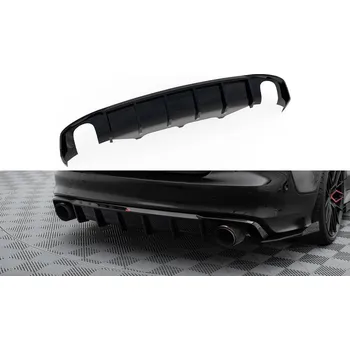 Auto-moto Zadní difuzor Audi A7 S-Line C7 černý lesklý plast - single duplex