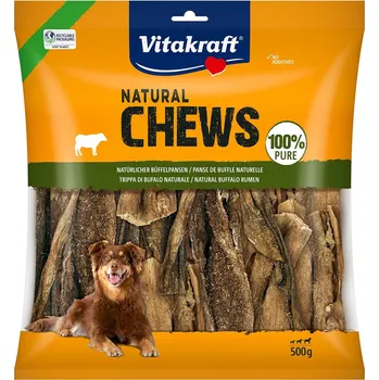 Pamlsek pro psa Vitakraft Natural Chews čistý buvolí bachor, 500 g