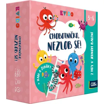 Desková hra Albi Kvído Chobotničko nezlob se + Hadi a žebříky