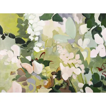 Obraz Obraz s ručně malovanými prvky 90x118 cm Green Garden – Malerifabrikken ID_1668974