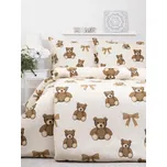 MK Lůžkoviny Francouzské flanelové povlečení - Plyšoví medvídci 211510244
