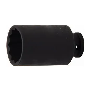 Hlavice rázová 35mm dlouhá 1/2" prodloužená 12hran, kovaný ořech