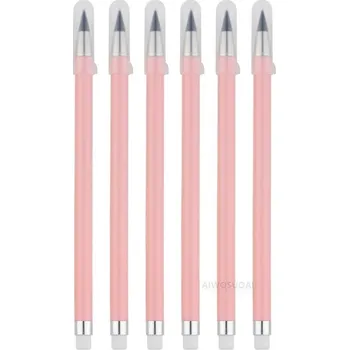 Grafitová tužka Ekologická věčná tužka - 6 ks růžová