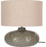 Khaki keramická stolní lampa s textilním stínidlem (výška 44 cm) Oldham – House Nordic ID_1598334