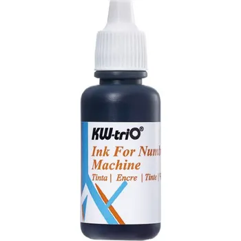 Razítko KW-TRIO Barva pro razítka KW triO - černá 20 ml