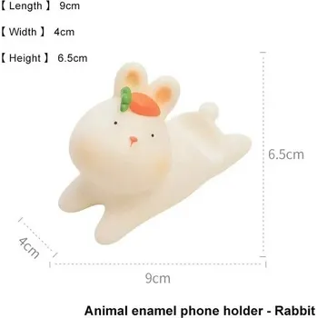 Držák na mobil se zvířecím motivem | stolní držák - 1ks králík