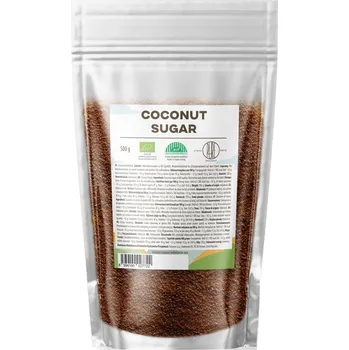 Cukr BrainMax Pure® Coconut Sugar, Kokosový cukr BIO, 500 g *CZ-BIO-001 certifikát