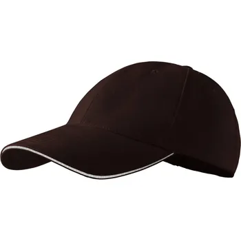 Kšiltovka Malfini 6P Sandwich Čepice 306 kávová variab.
