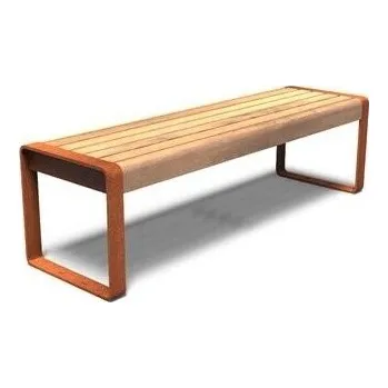 Zahradní nábytek Steel design Cortenová lavička STORR 230