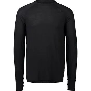 Pánské tričko Pánské triko POC M's Light Merino Jersey Uranium Black Velikost: XXL