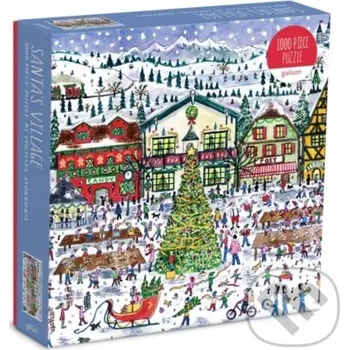 Michael Storrings Santa's Village 1000 Piece Puzzle - Galison Mudpuppy Press