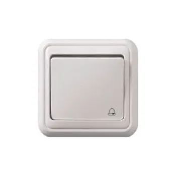 Příslušenství k frézce Tlačítko OFF-(ON) zvonkové na omítku PANELÁK, bílé