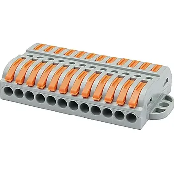 Tracon OVOFT1212 Krabicová svorka pružinová 0,5-4mm2, 32A, 400VAC 12P (Tracon OVOFT1212)