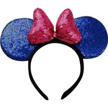 Čelenka Čelenka s ušima pro dívky | party doplňky - 3D růžově modrá