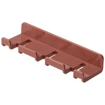 Držák na kartáček Držák kabelů | držák na zubní kartáčky, různé barvy - červená